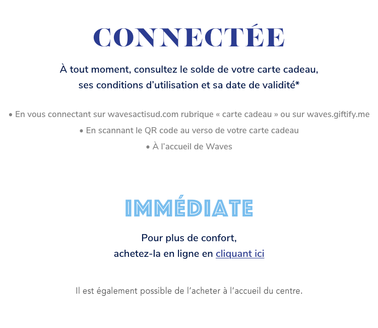 Connectée, immédiate